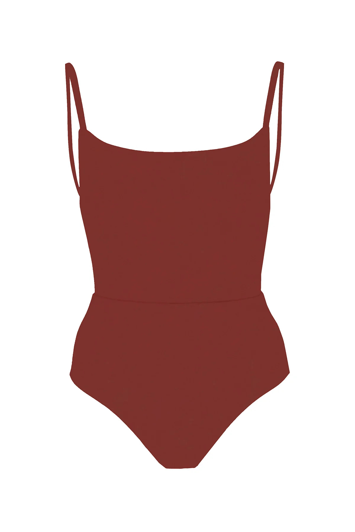 Square Neck Open Back One-Piece | Anemos Swim (US)