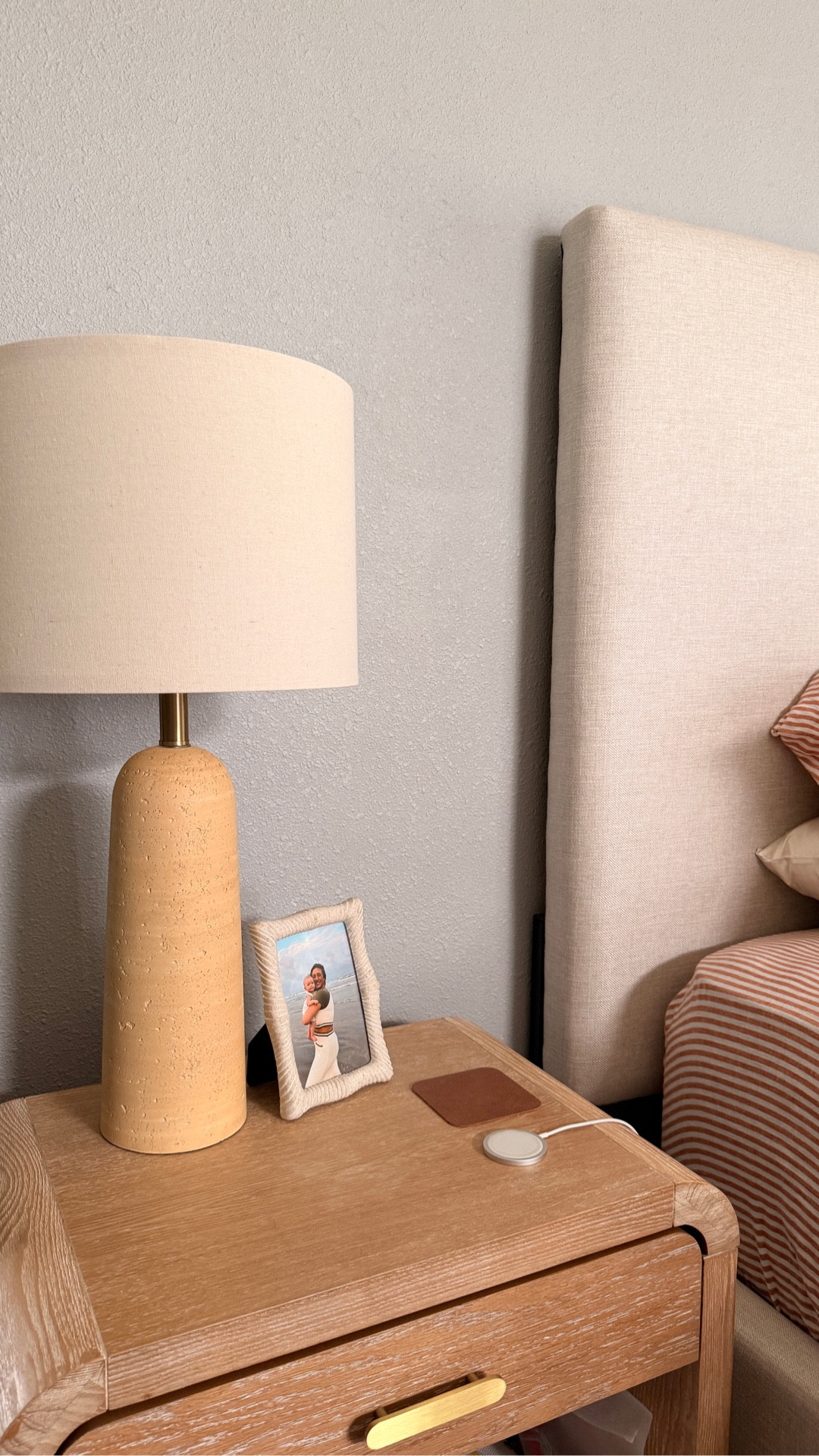 Bedroom table lamps travertine look and feel! Comes in a pack of 2 for under $70! 

#LTKHome #LTKU