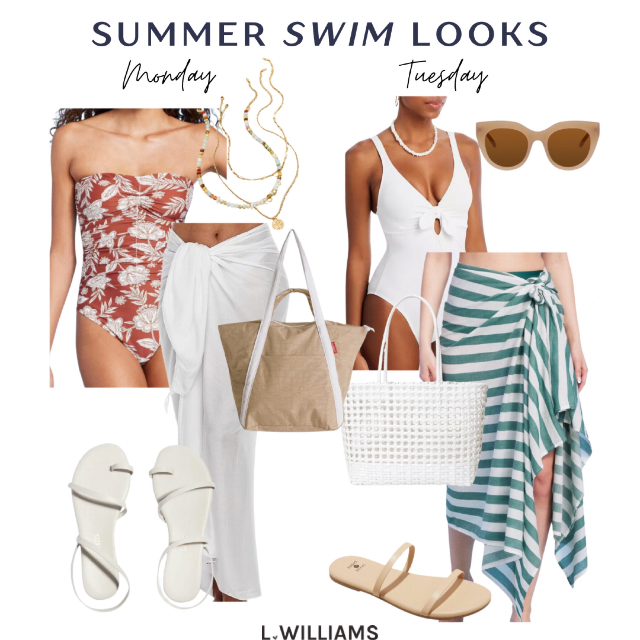 summer beach trip ready in these fun swim looks ☀️🧡

#LTKStyleTip #LTKSwim