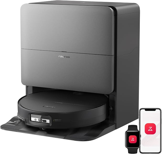 roborock Saros 20 Sonic Robot Vacuum and Mop, 36,000Pa Suction, 3.46 in Double-Layer Threshold, R... | Amazon (US)