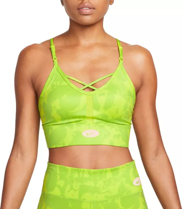 Nike Women's Indy Icon Clash Light-Support Padded Printed Sports Bra | Dick's Sporting Goods