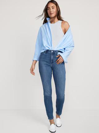 High-Waisted Wow Slim Straight Jeans for Women | Old Navy (US)