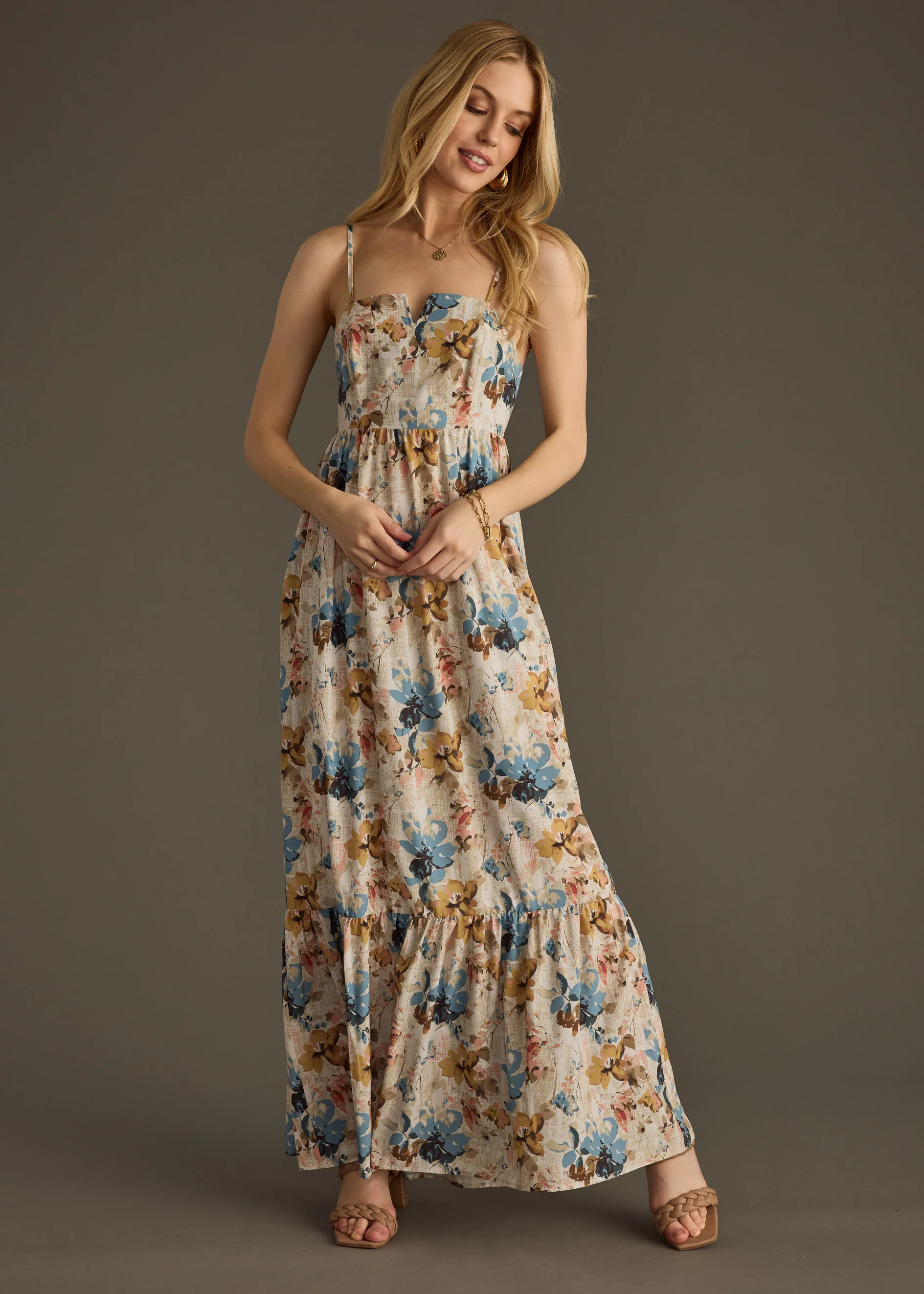 Serendipity Maxi Dress - Tan | Panache Accessories