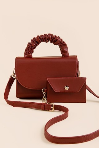 Bailey Mini Scrunch Handle Purse - francesca's | Francesca's