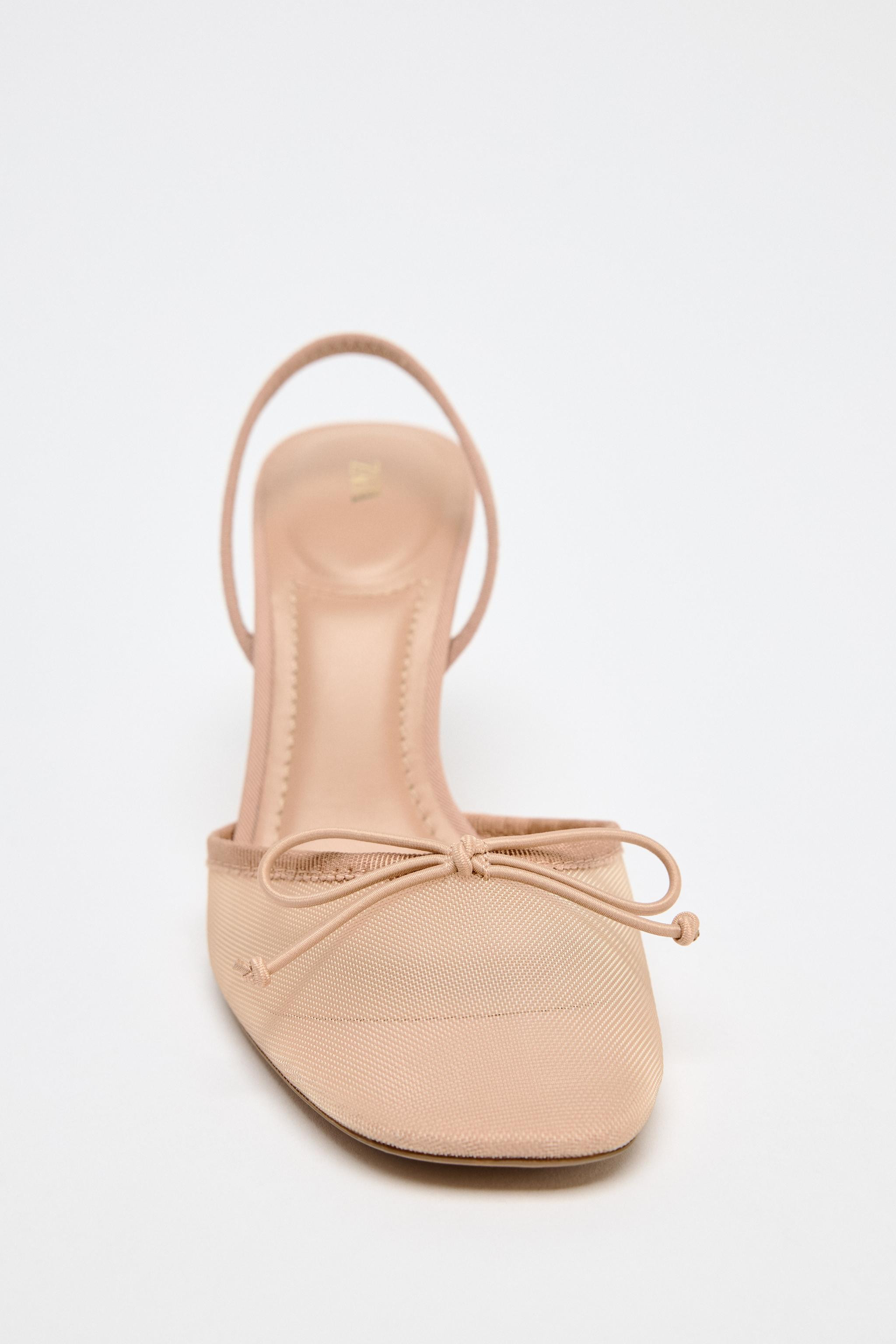 SLINGBACK MESH SHOE | Zara US