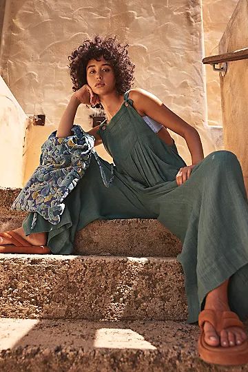 Sun-Drenched Overalls | Free People (Global - UK&FR Excluded)