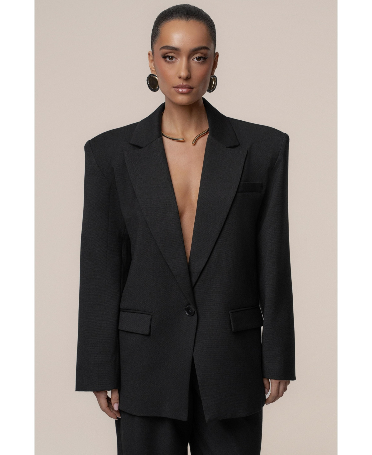 Jluxlabel Women's Refined Moments Blazer - Black | Macy's