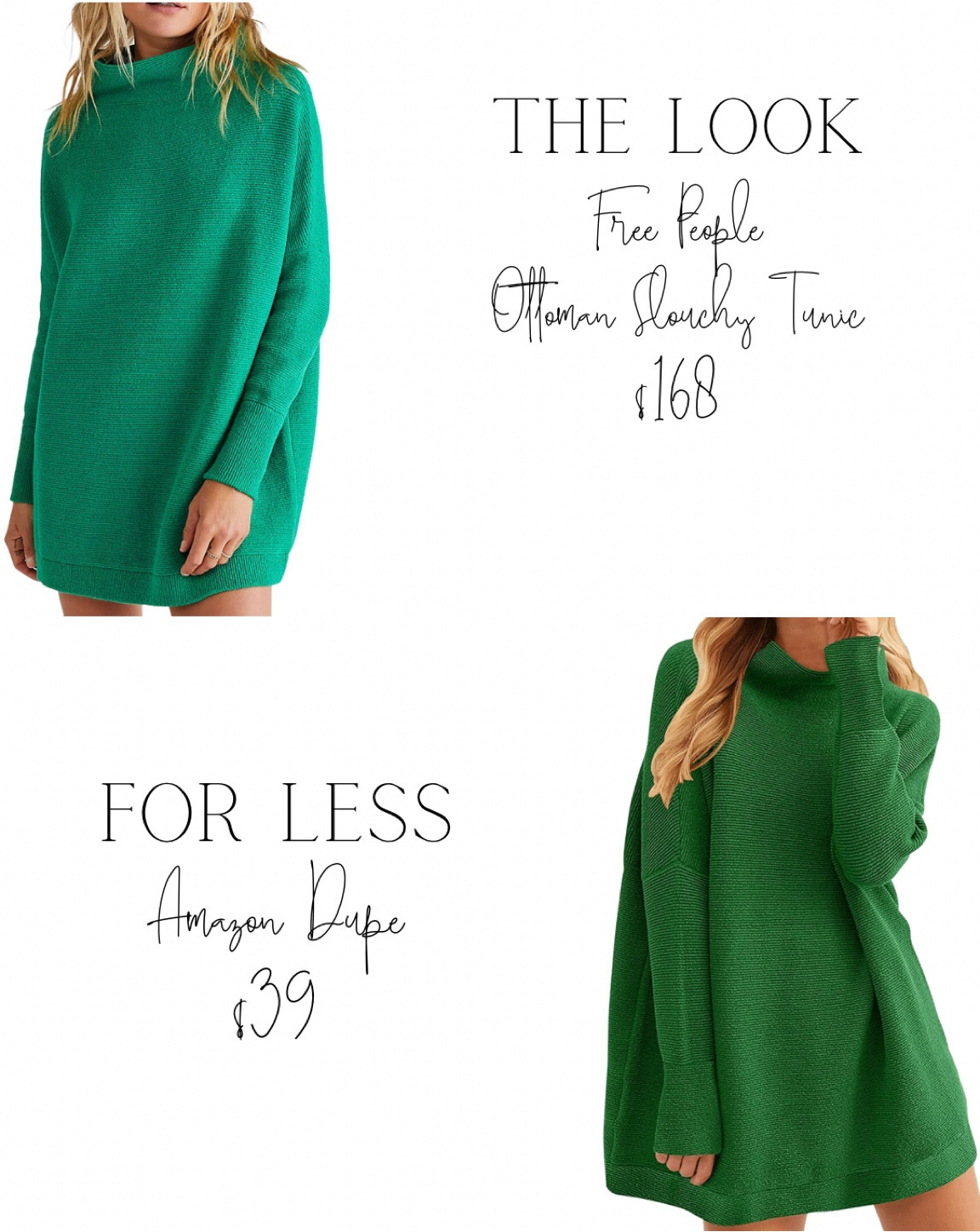 LOOK FOR LESS! Free People Slouchy Tunic dupe on Amazon! only $39!
Amazon dupe / Amazon finds / Free People dupe / sweater / fall outfit


#LTKSeasonal #LTKstyletip