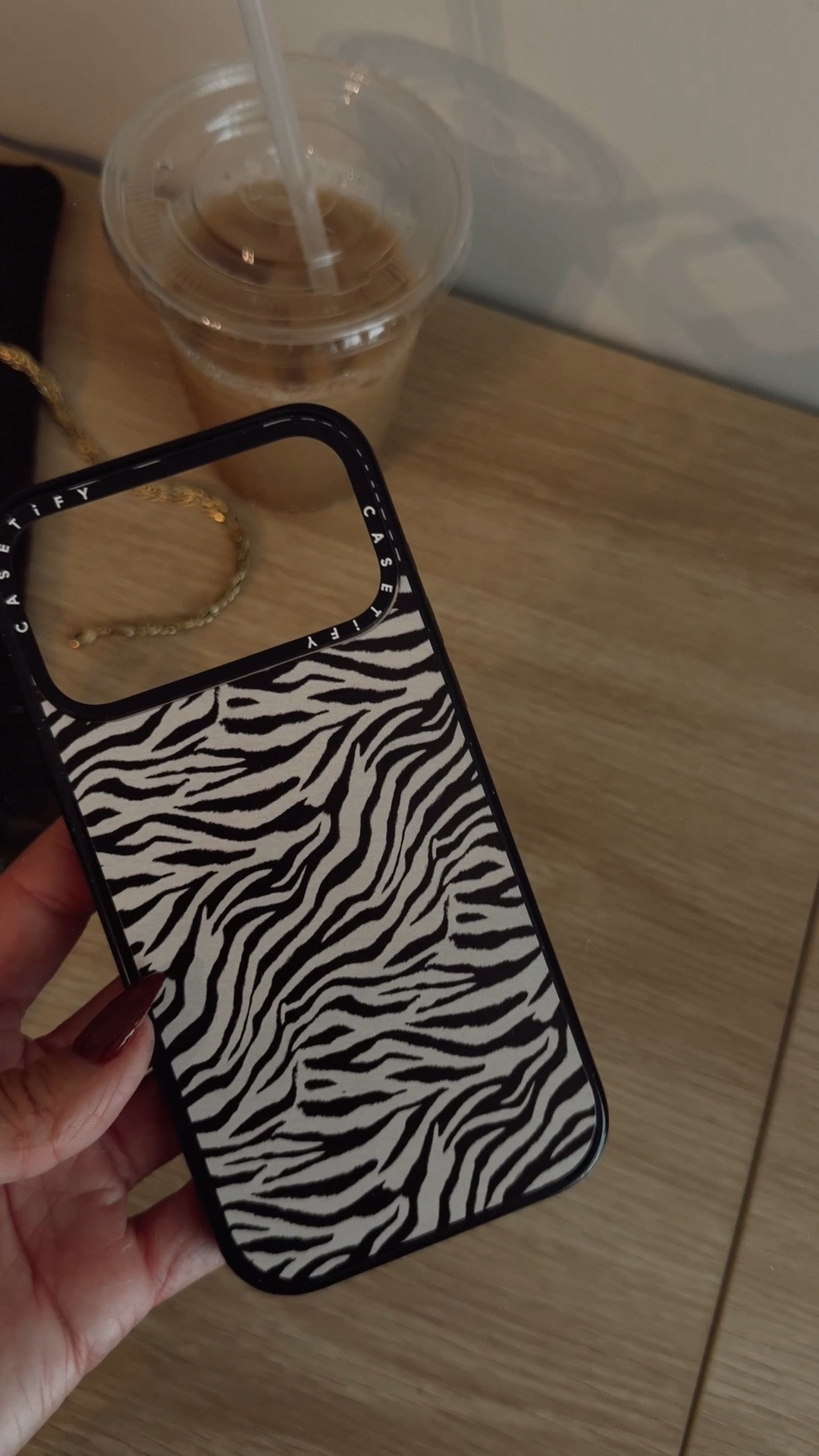 the cutest new case 👀🦓  @CASETiFY phone case is magsafe compatible for easy wireless charging, with protective features that make it perfect for everyday use. #CASETiFY #CASETiFYPARTNER