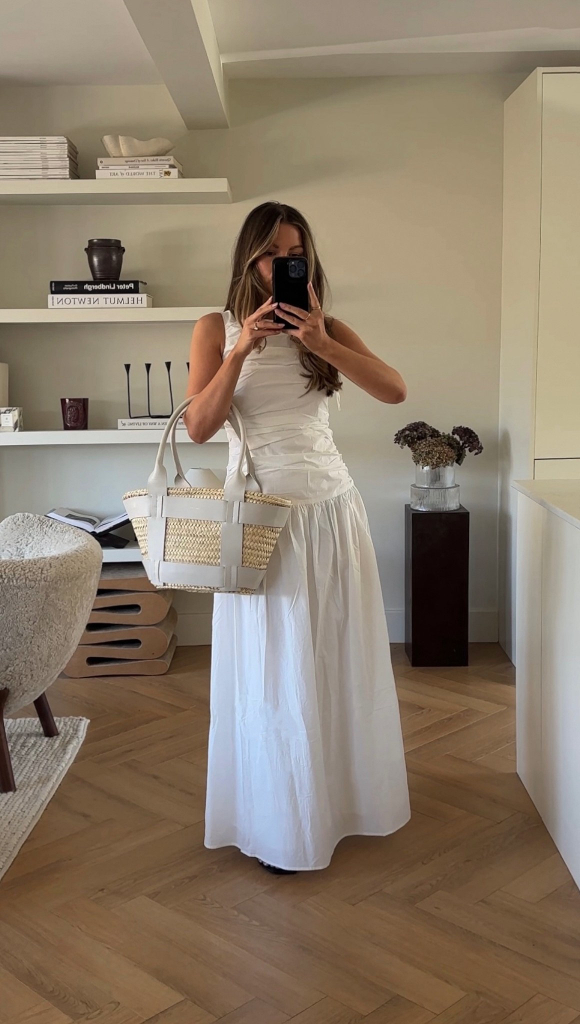 Summer dress, white summer dress, floaty dress. Chic style, 4th & reckless, Demelier bag, minimal look. 

I am wearing a size uk 6 as comes up big

#LTKsummer #LTKuk #LTKeurope