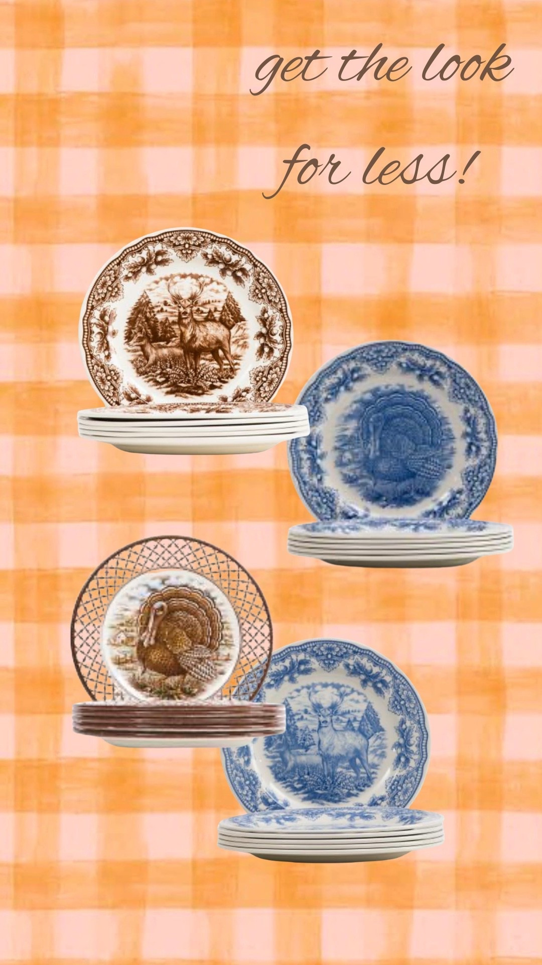 Get the look for less! These classic finds are new arrivals at tjmaxx! 🧡 


#fall #dinnerware #spode #holiday

#LTKHome #LTKSeasonal