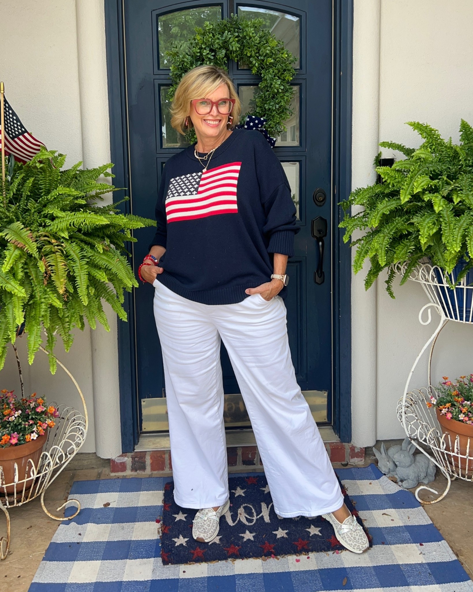 Patriotic outfit for the Fourth of July. Or anytime!

#LTKSeasonal #LTKMidsize