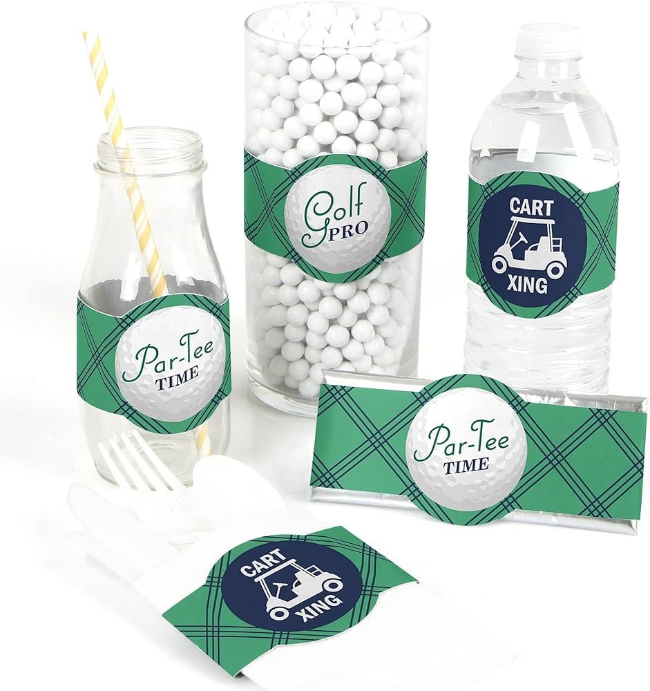 Par-Tee Time - Golf - DIY Party Supplies - Birthday or Retirement Party DIY Wrapper Favors & Deco... | Amazon (US)