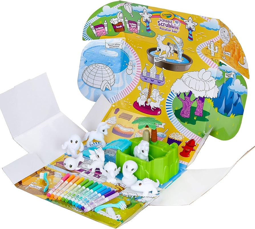 Crayola Scribble Scrubbie Peculiar Zoo, Amazon Exclusive, Kids Toy, Gift for Kids, Ages 3, 4, 5, ... | Amazon (US)