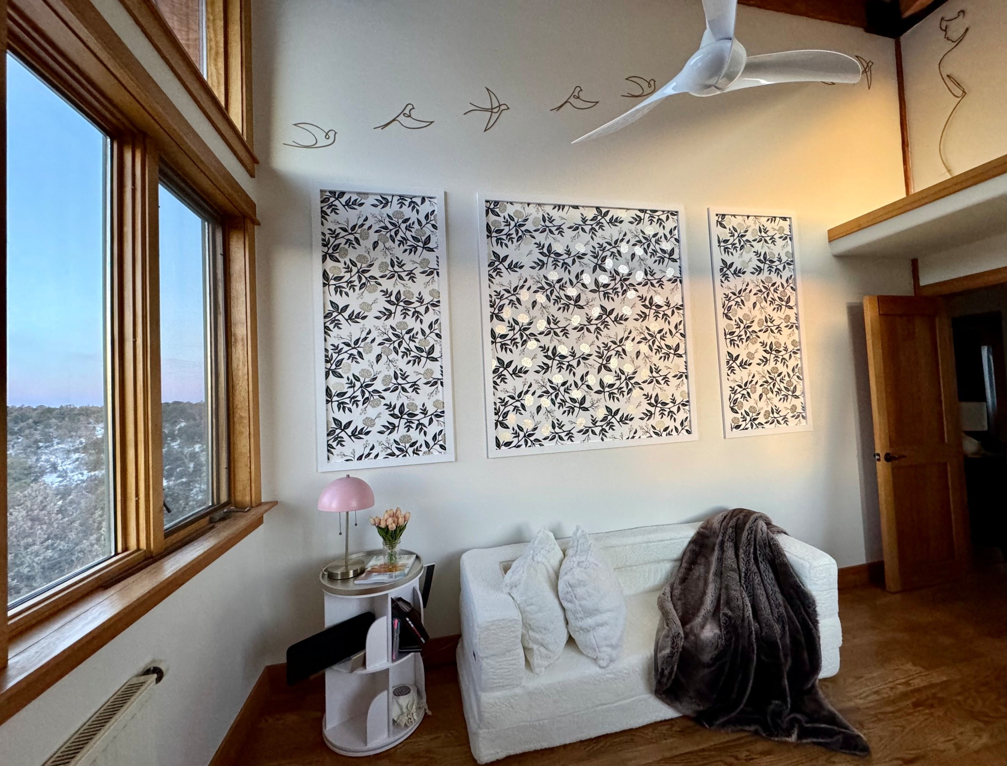 I love transforming  space with custom wallpaper panels for a personalized touch. Would you believe this is a workout room?? ✨

#LTKStyleTip #LTKOver40 #LTKHome