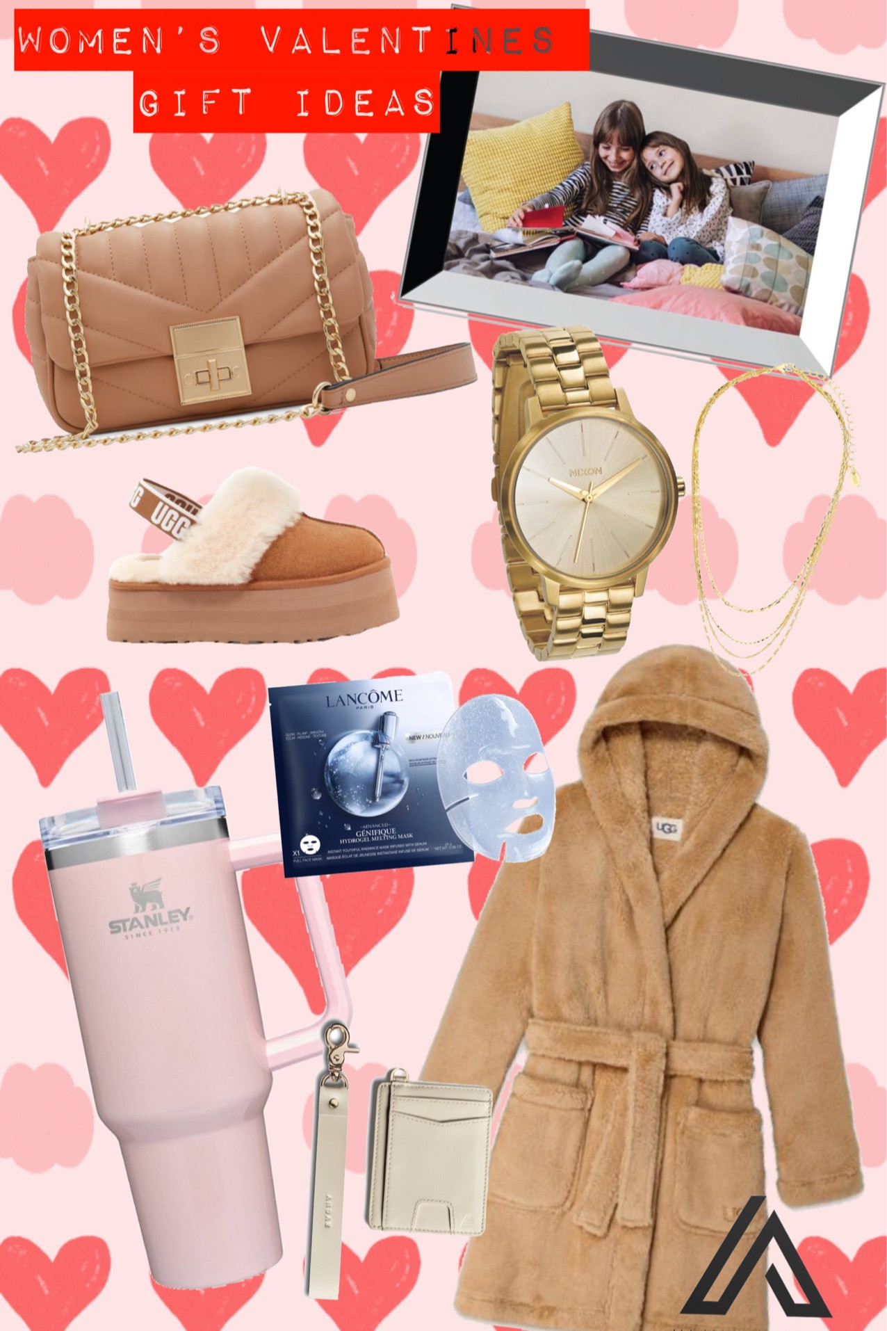 Women’s Valentines Gift Ideas 2023!

1. UGG Funkette Slippers
2. UGG Aarti Plush Robe
3. Stanley The Quencher 40oz Tumbler
4. Aldo Haowiaax Faux Leather Crossbody Bag
5. Aura 10.1” Sutton Silver Digital Picture Frame 
6. Andar The Denner Wallet
7. Sterling Forever Multi-strand Layered Necklace
8. Nikon The Kensington' Round Bracelet Watch
9. Lancôme Advanced Génifique Hydrogel Melting Sheet Mask
10. Forever Rose Real 24K Gold Rose

#LTKSeasonal #LTKfit #LTKFind
