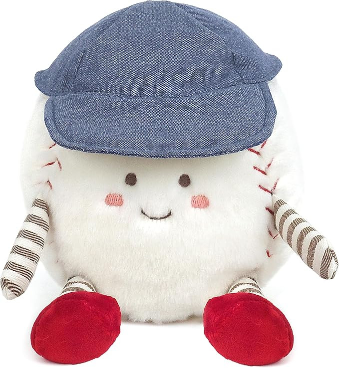 MON AMI Buddy Baseball Plushie – 9.5 Inches Cute Baseball Stuffed Toy for Kids & Toddlers | Sof... | Amazon (US)