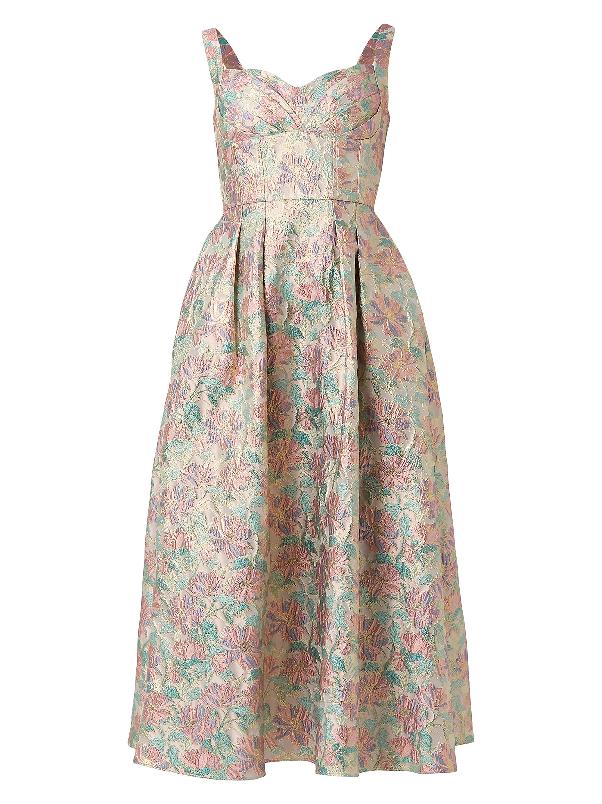 Ophelia Brocade Midi-Dress | Saks Fifth Avenue