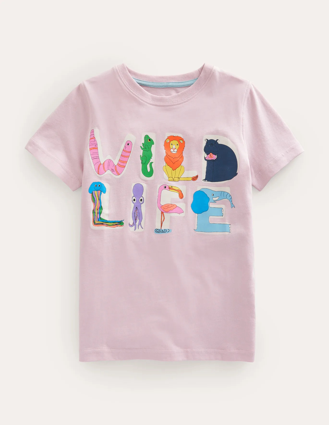 Graphic T-shirt - French Pink Wildlife | Boden (US)