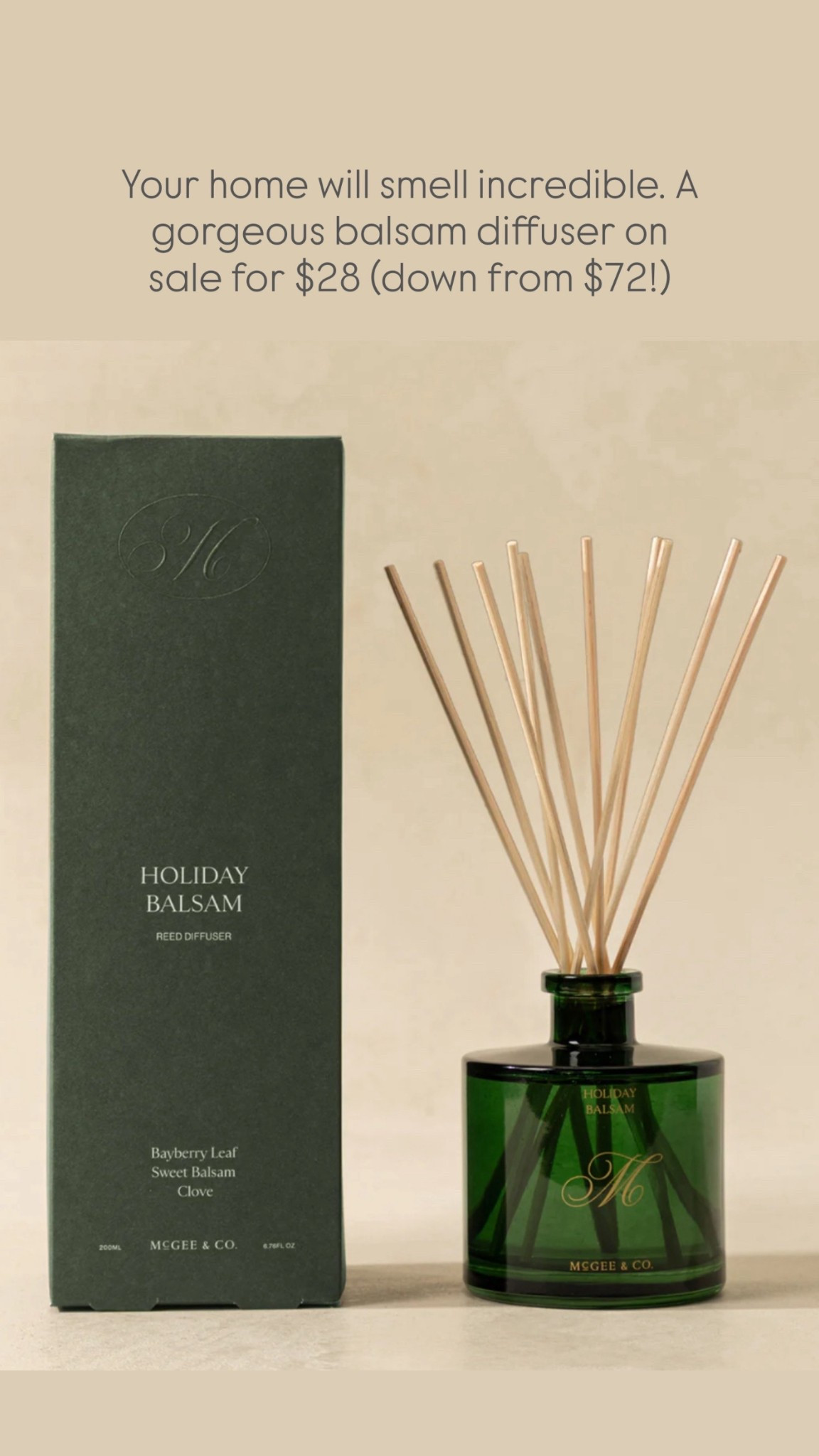 This balsam diffuser is on major sale and has the most gorge irons scent! I grabbed a few to last us all season long 🙌🏻

#LTKHome #LTKSaleAlert #LTKHoliday
