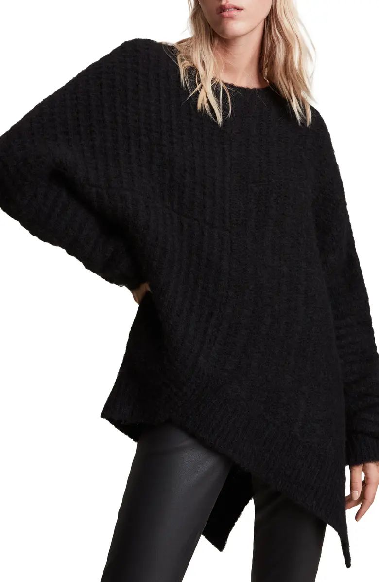 Selena Oversize Asymmetric Sweater | Nordstrom