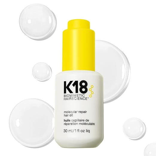 K18 Molecular Repair Hair Oil, Weightless Oil for Stronger, Healthier Hair, Suitable For All Hair... | Amazon (US)