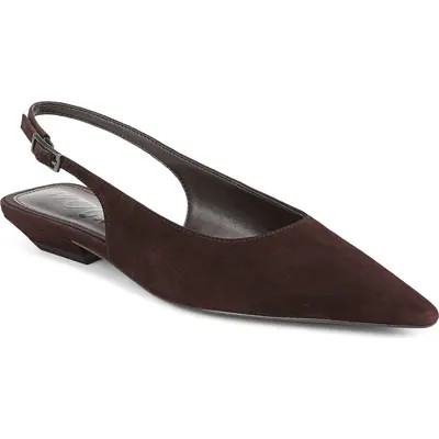 Sam Edelman Netty Slingback Pointed Toe Flat in Cyrus Tan at Nordstrom, Size 5 | Nordstrom