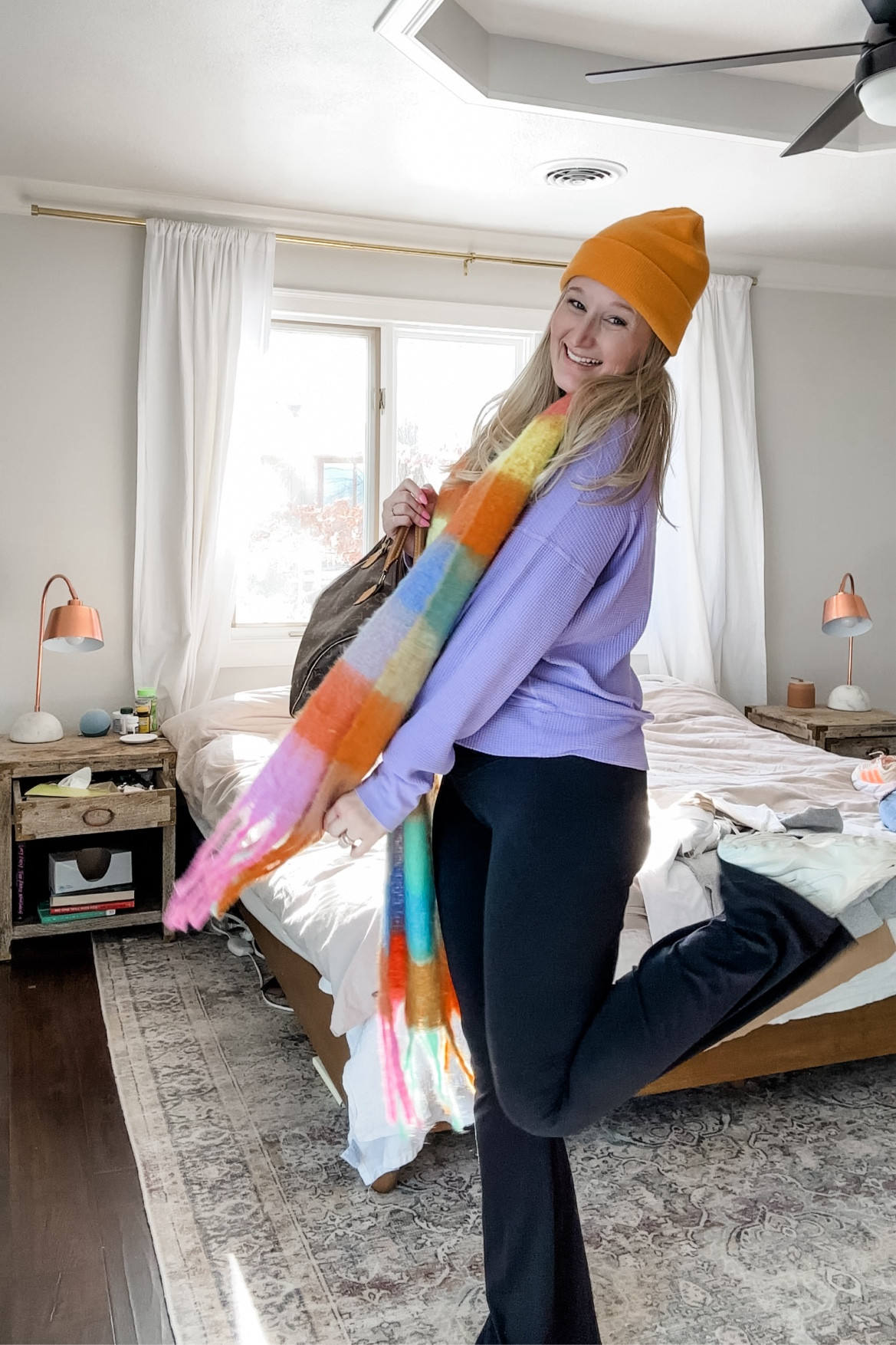 Colorful fun Maternity outfit for early spring 

#LTKsalealert #LTKbump #LTKfindsunder50