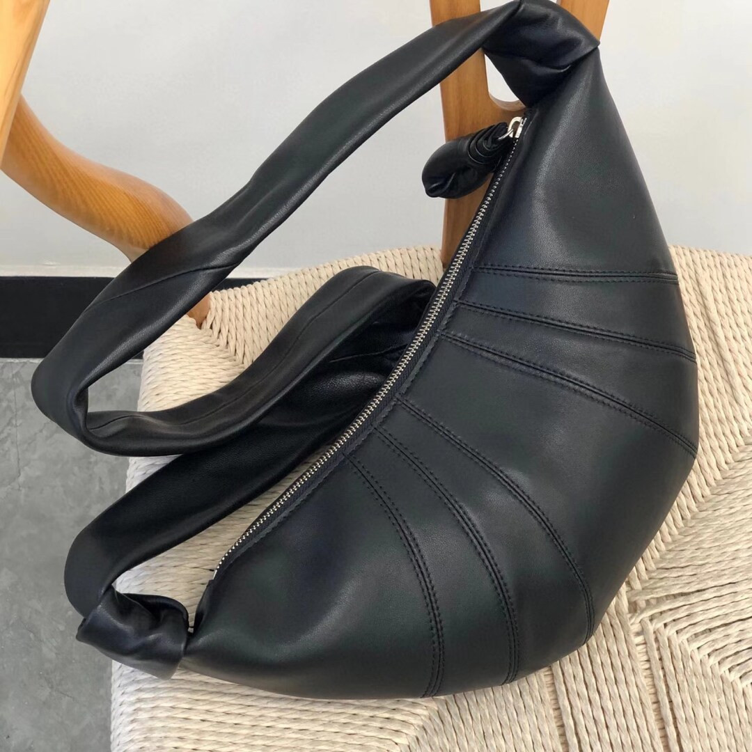 Leather handbag/Handmade handbag/ Crescent bag/Custom initials bag | Etsy (US)