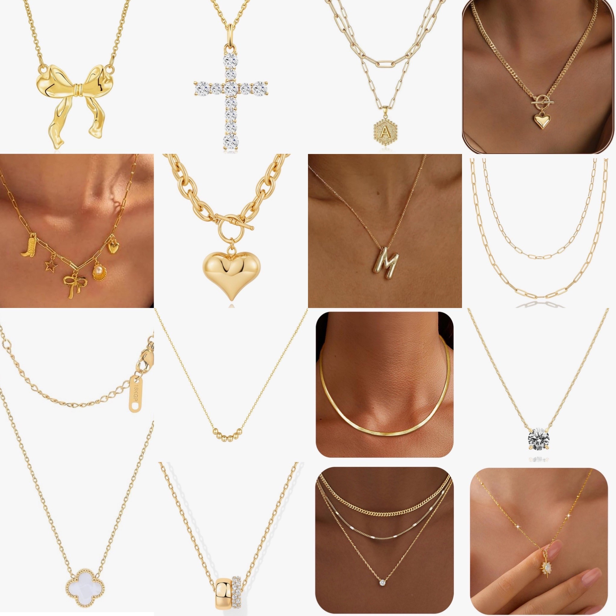 Simple necklaces that make a statement! Most also available in silver. 


#LTKGiftGuide #LTKFindsUnder50