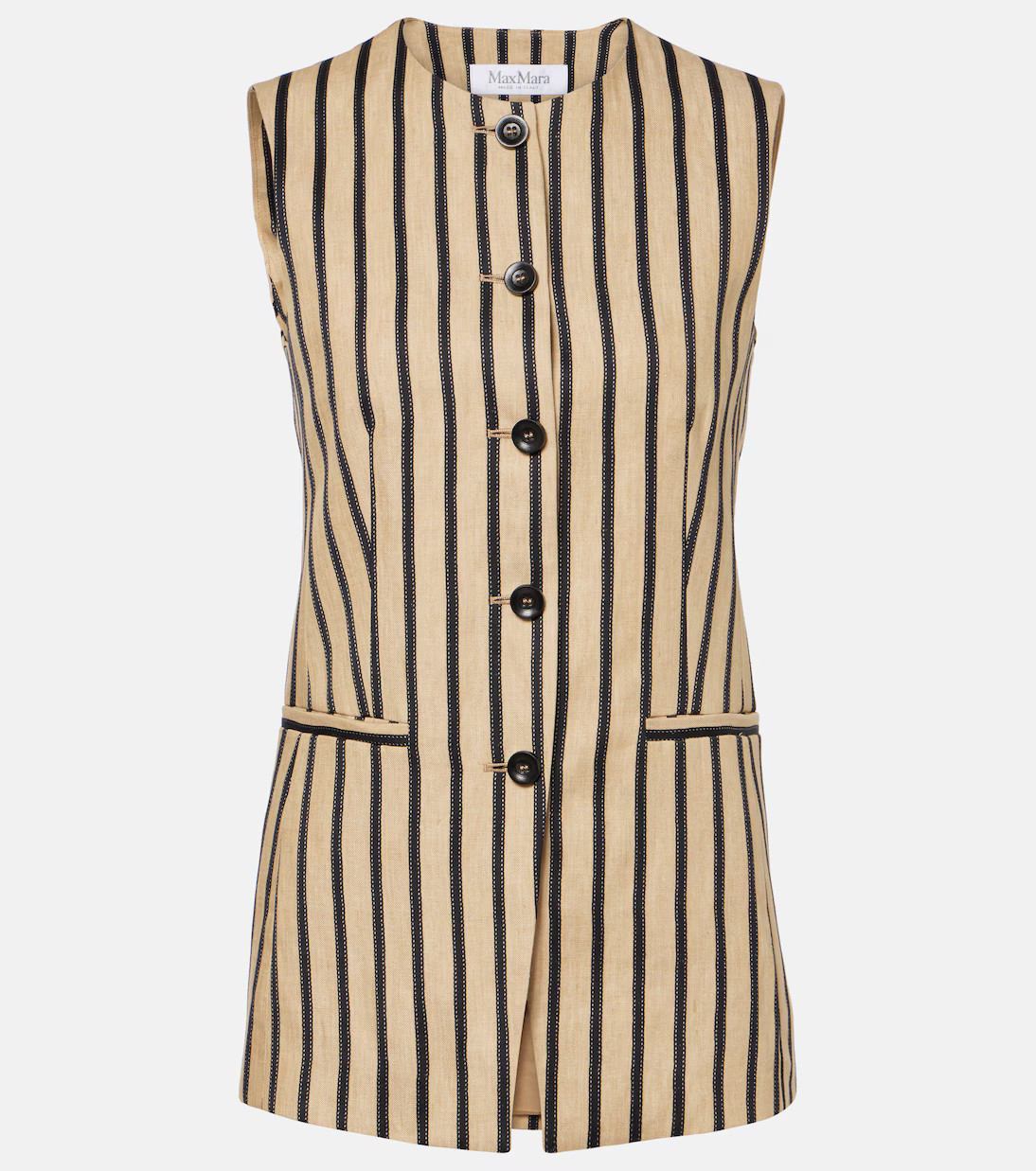 Rodeo striped linen and cotton-blend top | Mytheresa (US/CA)