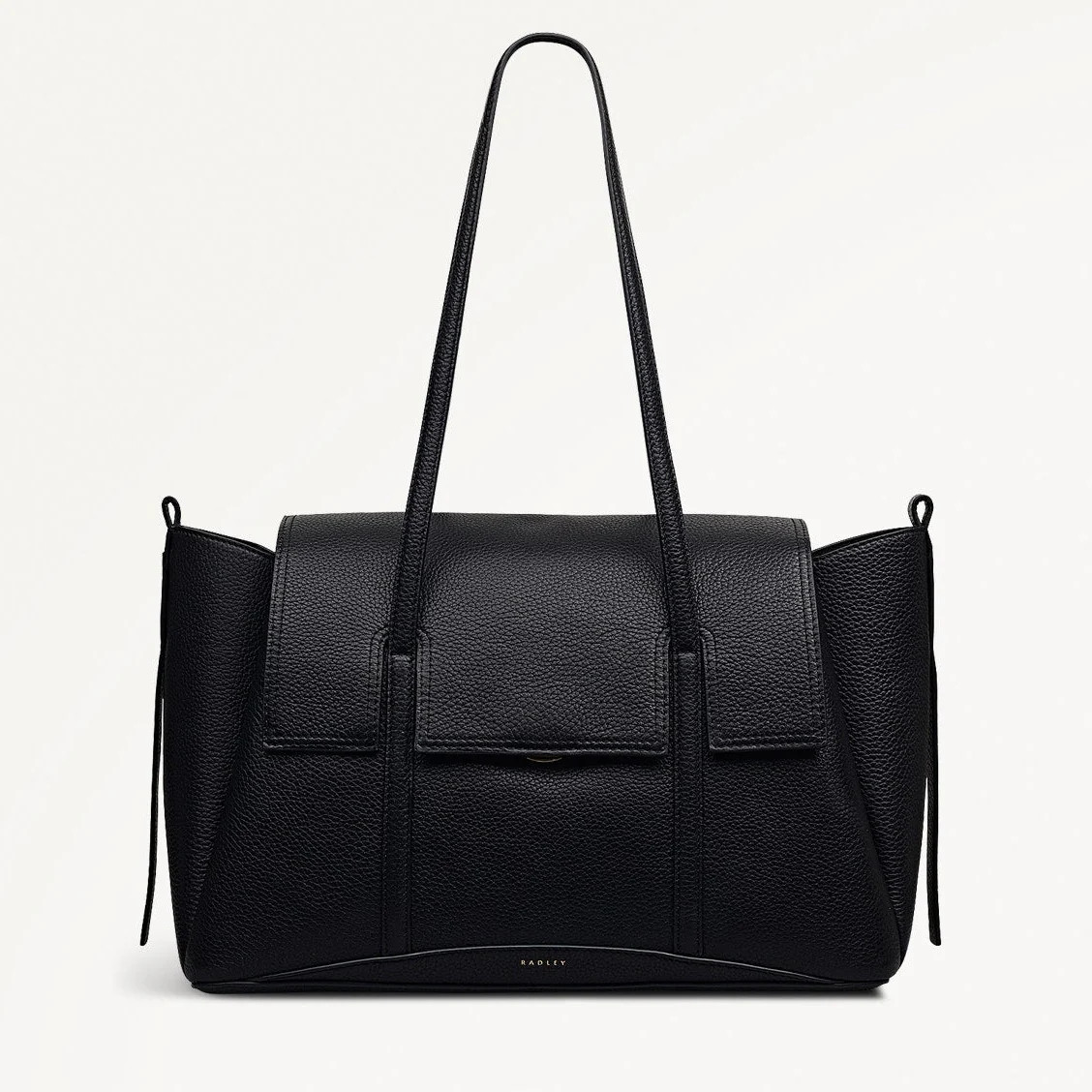 Black Large Flapover Shoulder Bag | The Chancery | Radley London | Radley