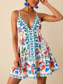 Tropical Sunmer Dress | SHEIN