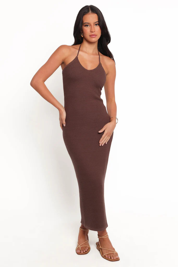 Darya Midi Dress - Cocoa | Petal & Pup (US)