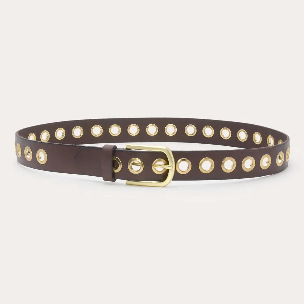 Mina Leather Grommet Belt | Ramy Brook