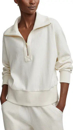 Varley Radford Corded Knit Half Zip Sweatshirt | Nordstrom | Nordstrom
