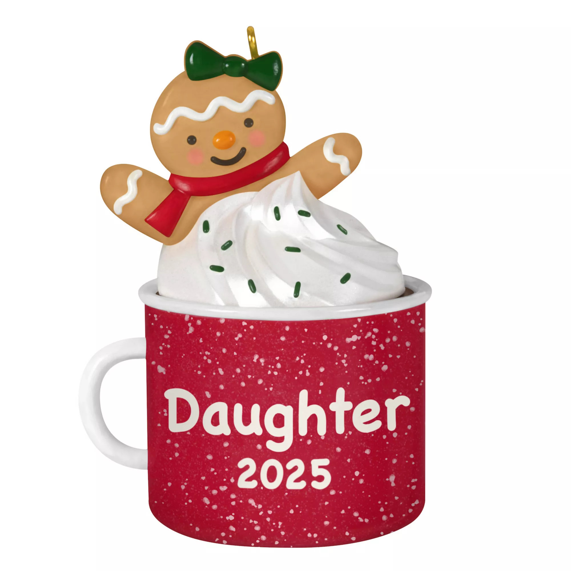 "Daughter" Gingerbread Girl in Mug 2025 Hallmark Keepsake Christmas Ornament | Kohl's