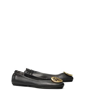 Tory Burch Minnie Travel Ballet Flats, Leather | Tory Burch US