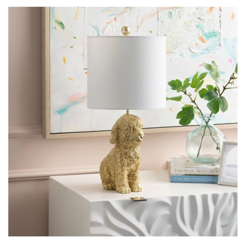 Omg an Anthropologie Dog Lamp DUPE! 
Icon table lamp dupe
Doodle Lamp

#LTKFindsUnder100 #LTKHome #LTKSaleAlert