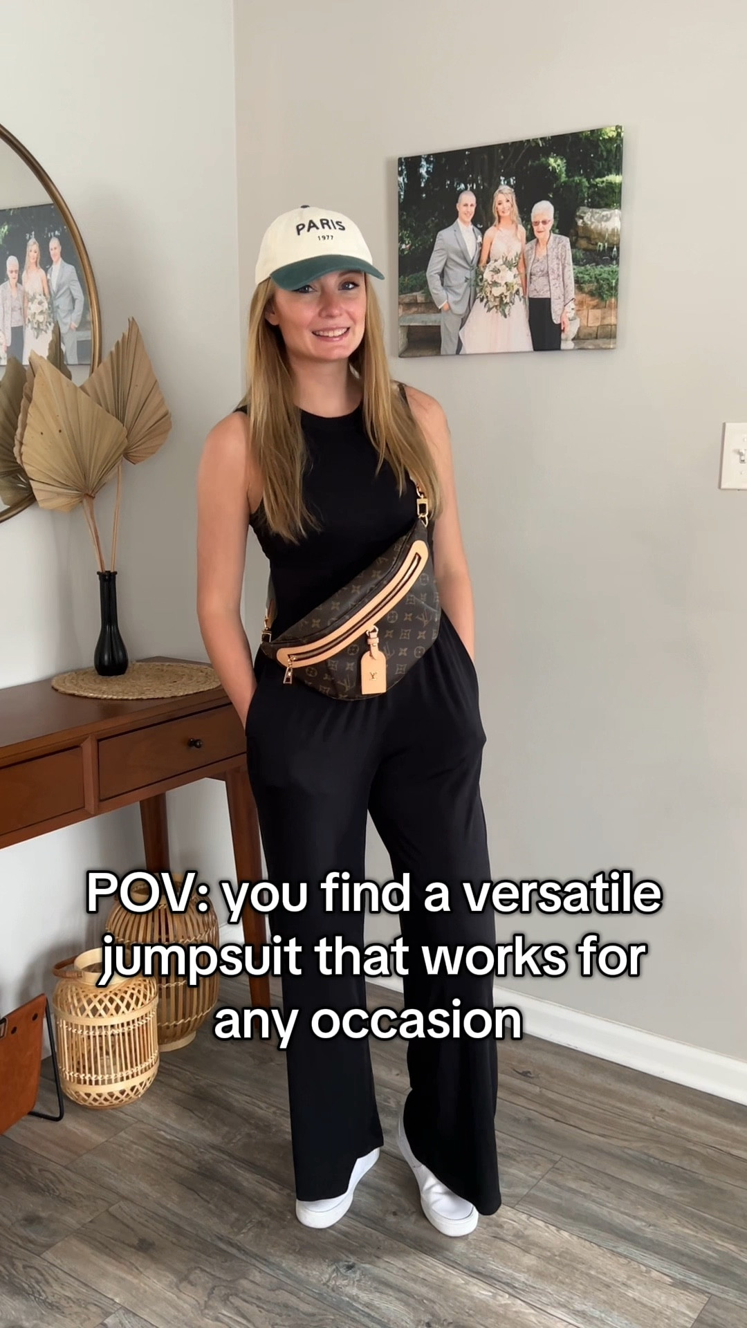 If you’re looking for something easy to style - this jumpsuit is it! I’ve worn it for all kinds of different occasions, you can dress it up or down. It is stretchy and incredibly comfortable, and it comes in tons of colors! Plus it’s super affordable! 

#LTKFindsUnder50 #LTKWatchNow #LTKStyleTip
