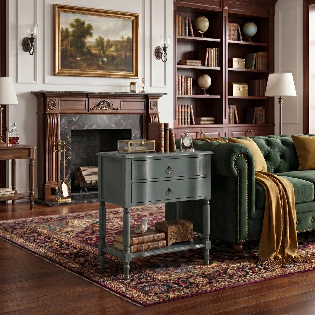 Bring timeless charm and everyday convenience to your home with this traditional solid wood end t... | Wayfair North America