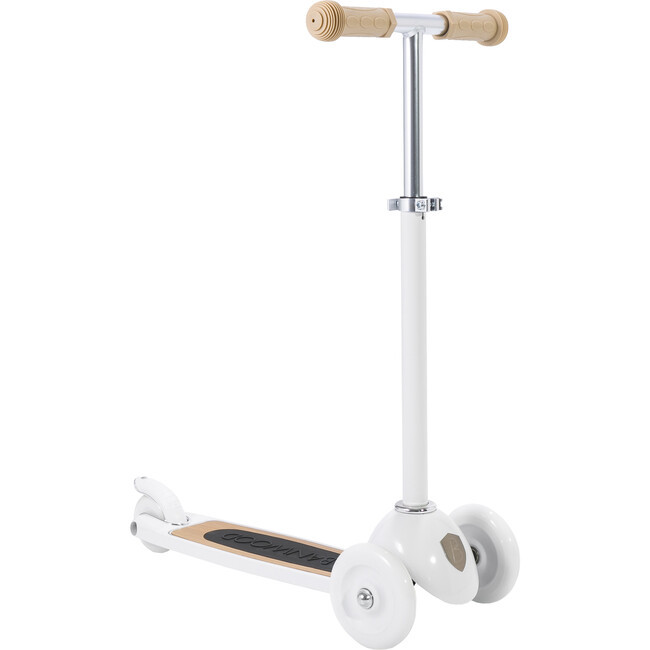 Kick Scooter, White - Kids Toys | Banwood from Maisonette | Maisonette