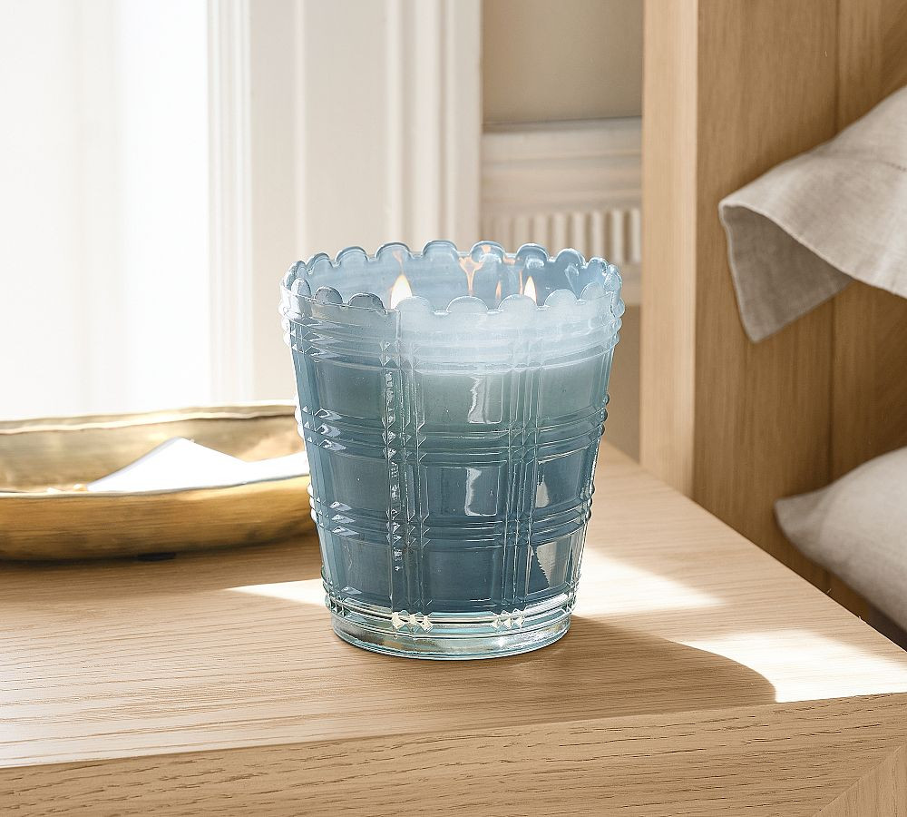 Scallop Glass Candle - Citrus Herb | Pottery Barn (US)