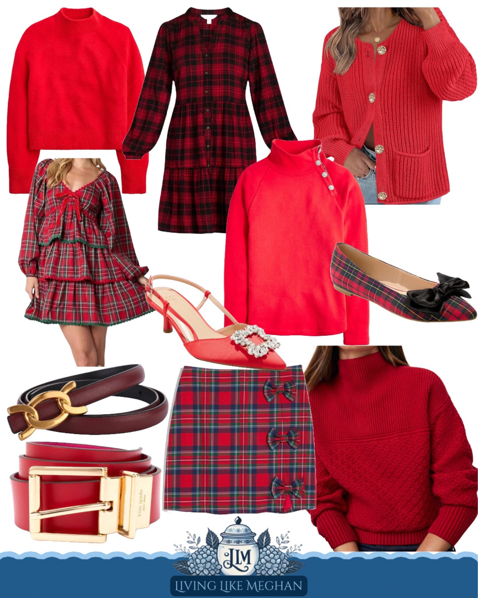 Holiday classics like bold red and festive plaid never go out of style ❤️🎄 From plaid perfection in skirts and shoes to a subtle pop of red in sweaters and dresses, these pieces bring festive vibes to every occasion! Whether you’re staying cozy at home or dressing up for a seasonal outing, these looks are timeless!

holiday plaid outfits • red winter wardrobe • tartan holiday fashion • festive vibes • plaid perfection style

#LTKSaleAlert #LTKSeasonal #LTKHoliday