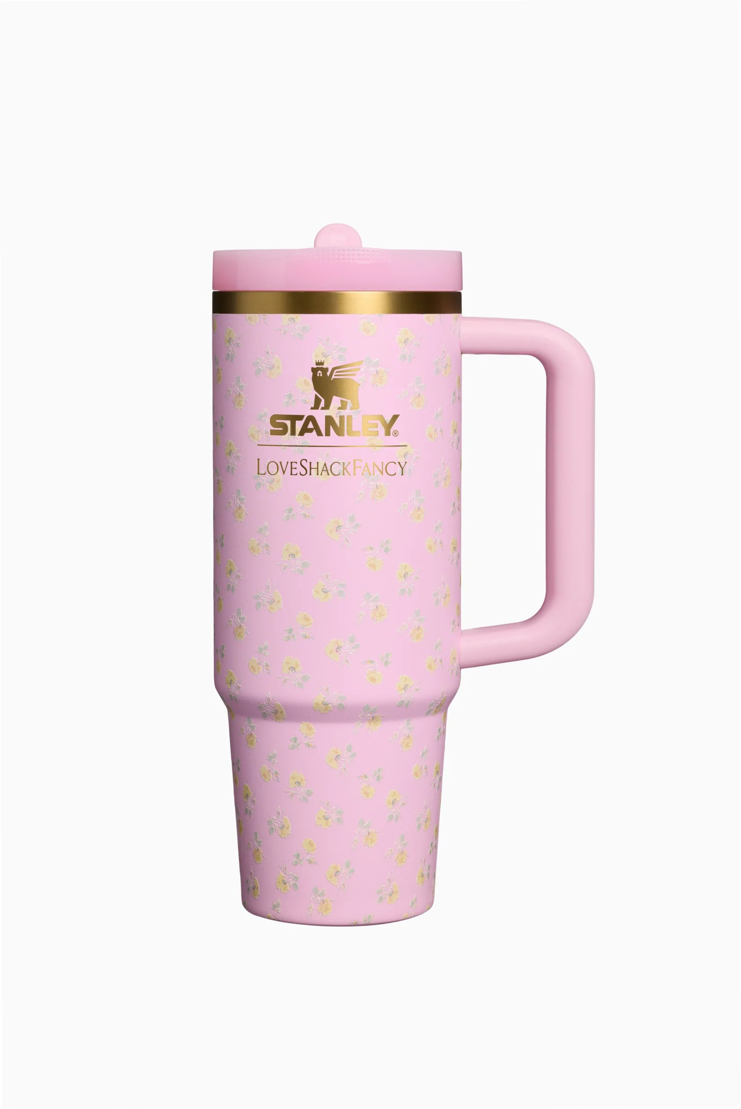 Stanley 1913 The Quencher Protour Flip Straw Tumbler in Polaroid Rose | LoveShackFancy