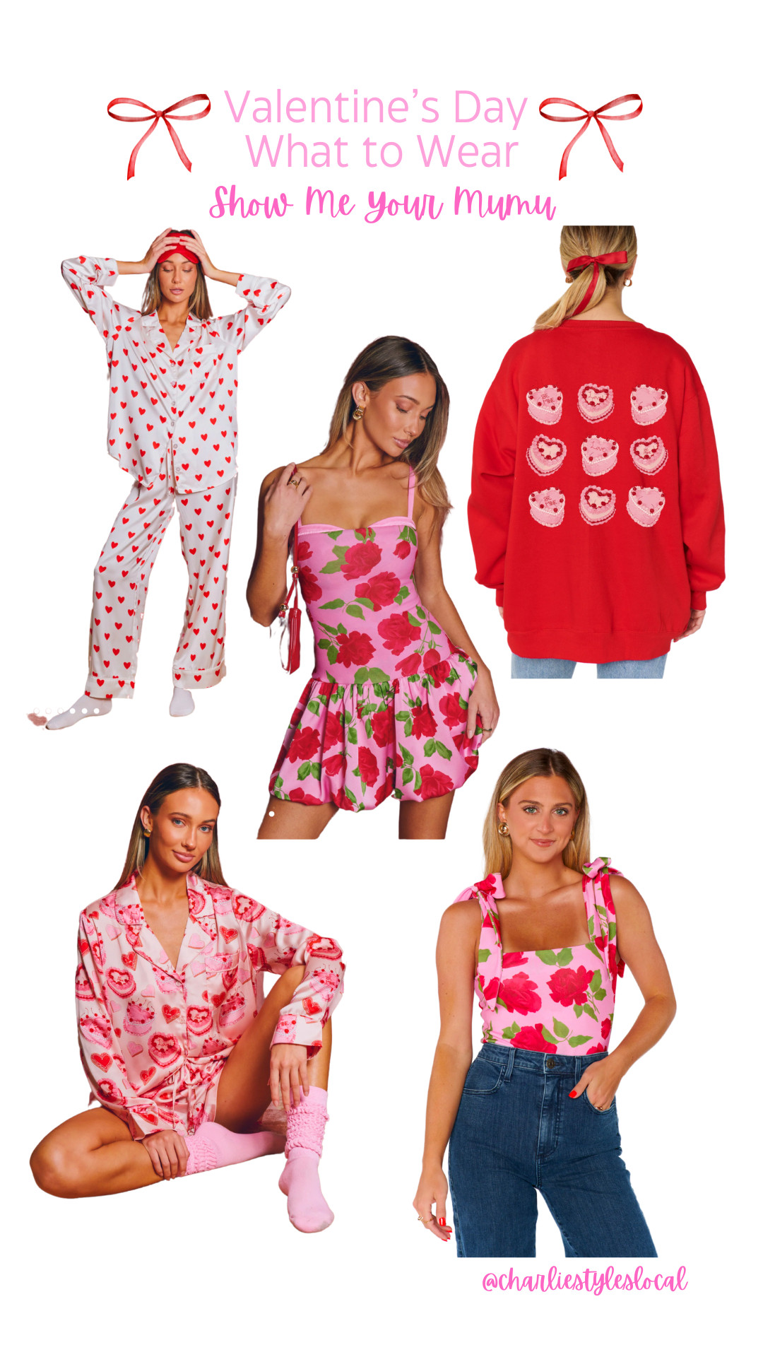 Show Me Your Mumu coming in hot with the cutest bodysuit/dress print and Valentine's Day PJs for us staying home to celebrate love this year! 

#valentinesday #stayingin #cozy #pjs #love #outfitideas  

 #LTKStyleTip