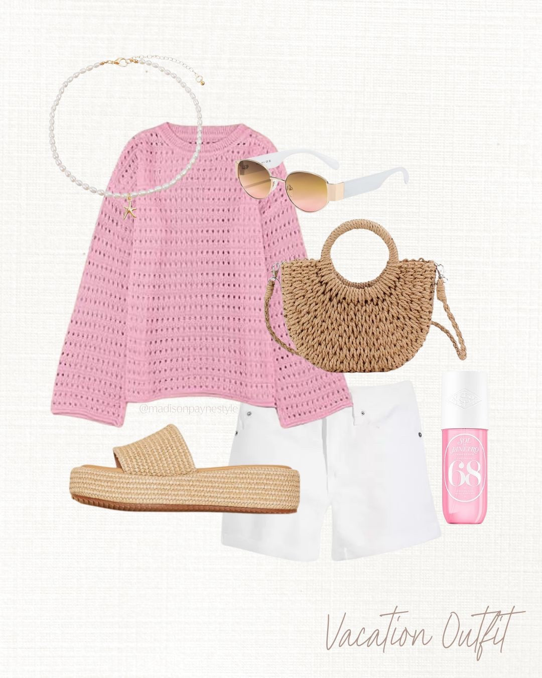 Amazon Vacation Outfit ☀️🌸 this crochet top is less than $30 and comes in a few additional Spring colors. Layer it with a tank or use it as a swimsuit cover up 👙

Vacation outfit, Amazon outfit, spring break, spring break outfit, swimsuit coverup, swim cover up, Amazon swim, Amazon fashion, Amazon style, Madison Payne 

#LTKSeasonal #LTKSwim #LTKStyleTip
