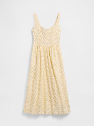 Eyelet Seamed Drop-Waist Maxi Dress | Gap (US)