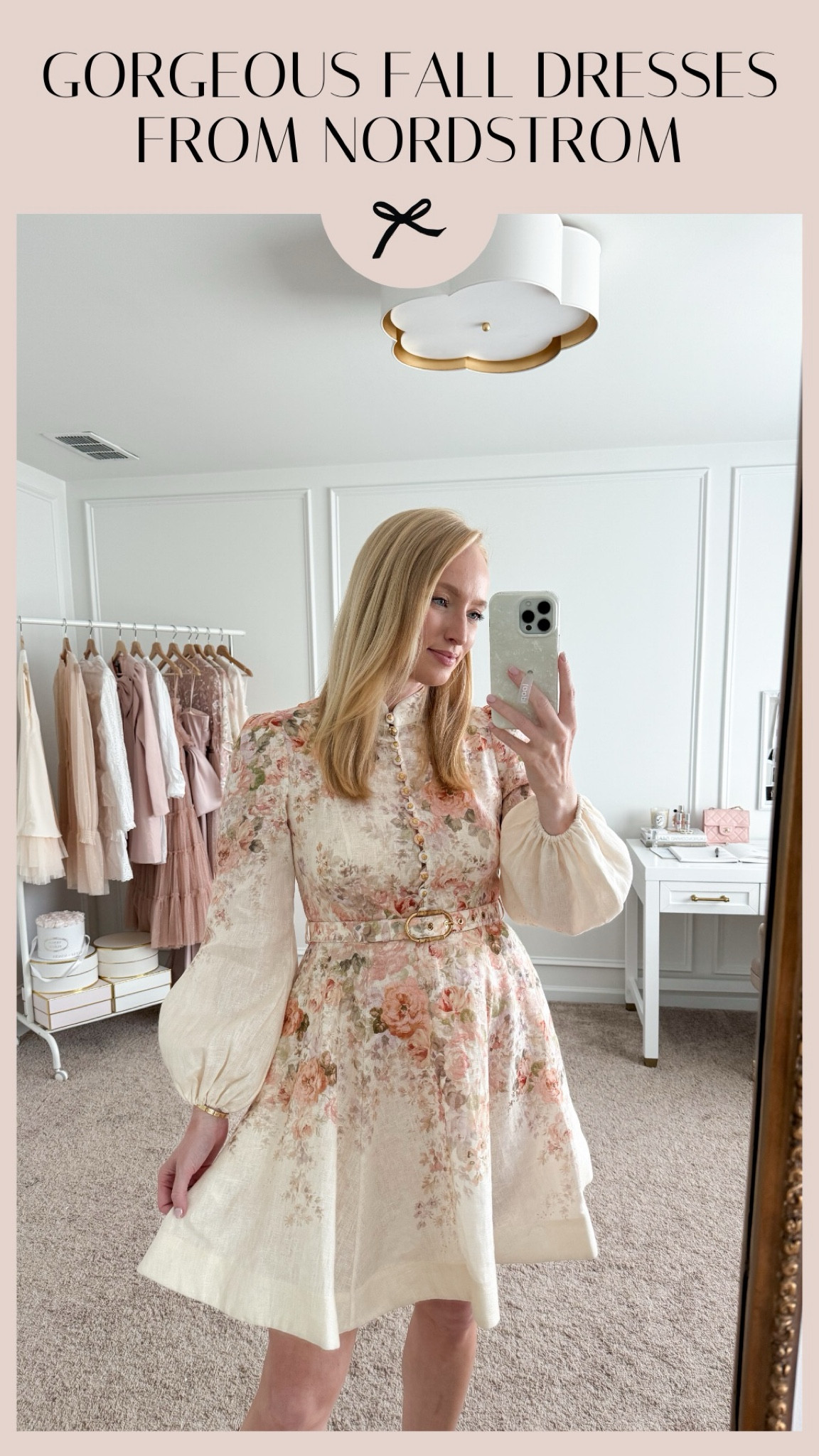 How stunning is this Zimmerman dress from Nordstrom! Would be so pretty for a fall wedding or dressy event! Wearing size 1. Fall dresses // transition dresses // event dresses // wedding guest dresses // shower dresses 

#LTKParties #LTKSeasonal #LTKWedding