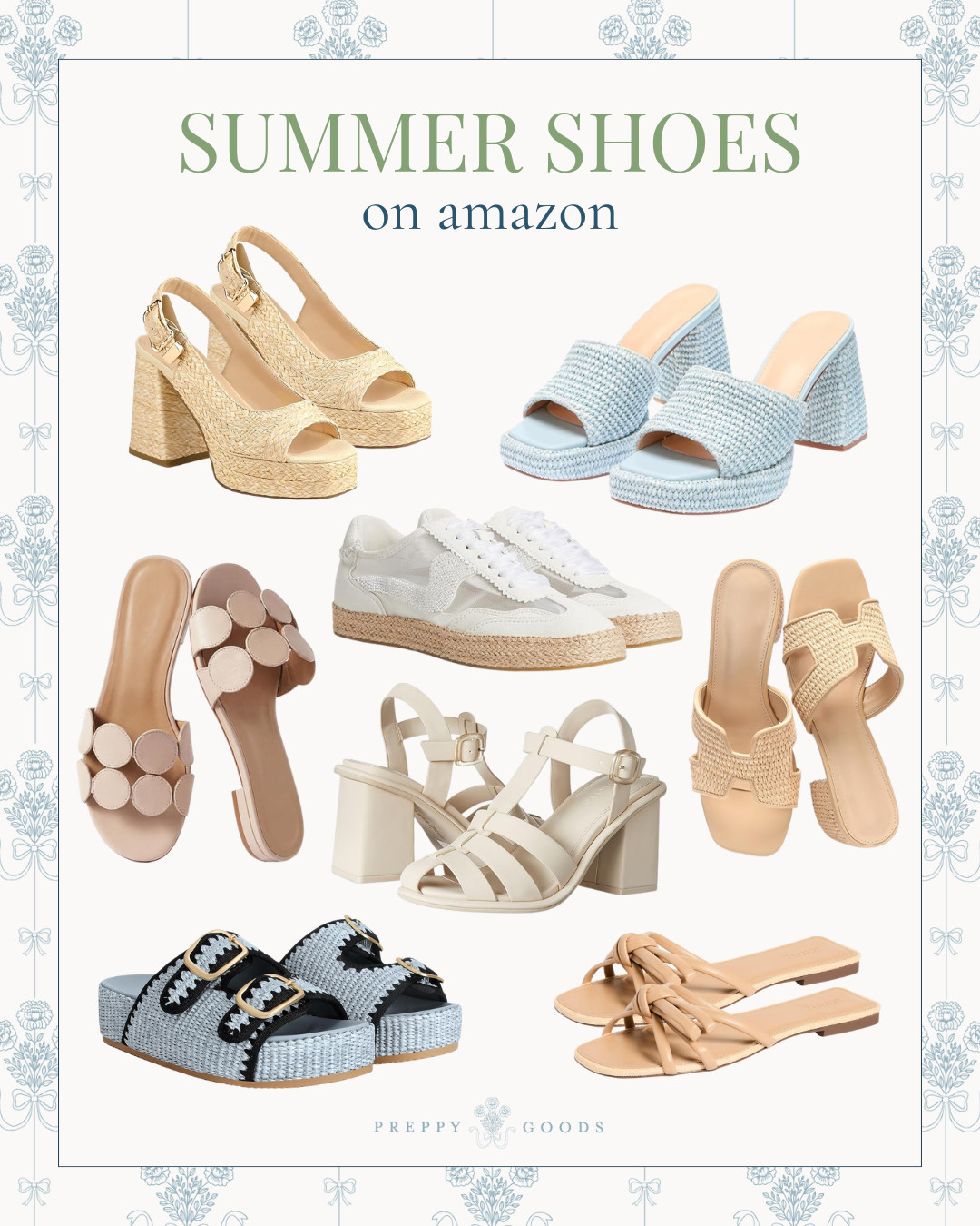 Classic summer shoes that look far more expensive than they are ✨ From woven sandals to chic neutral heels, these Amazon finds are giving effortless coastal grandmother meets preppy style 🩵
 

 #LTKgrwm #LTKootd #LTKSeasonal